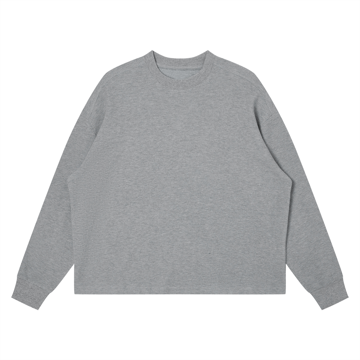Rifted Unisex Waffle Boxy Long Sleeve T-Shirt