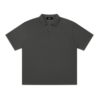 Men's Drop Shoulder Polo T-Shirt