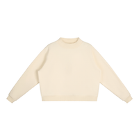 Fleece Mock-Neck Sweatshirt