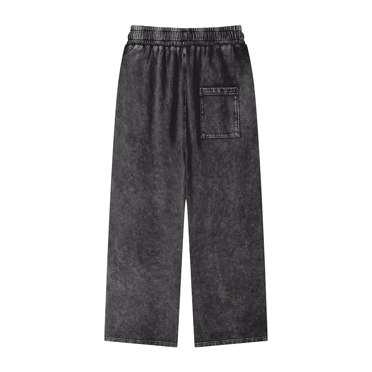 Rifted Snow Washed Straight Leg Pants