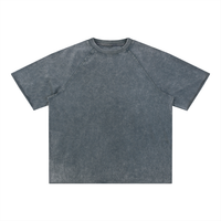 Rifted Unisex Mineral Wash Raw Edge T-Shirt