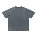Rifted Unisex Mineral Wash Raw Edge T-Shirt