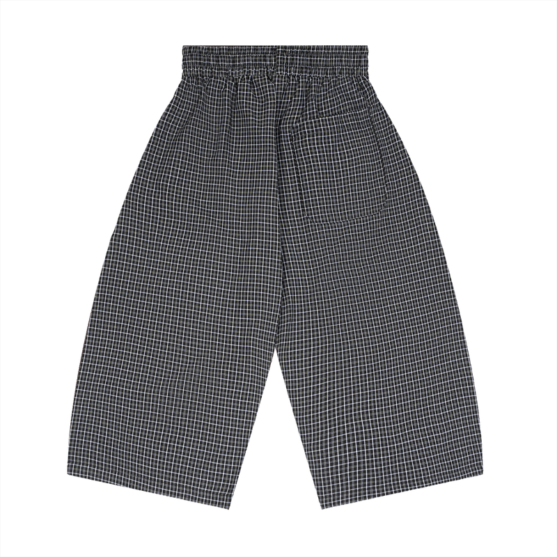 Rifted Unisex Plaid Loose Capri Shorts