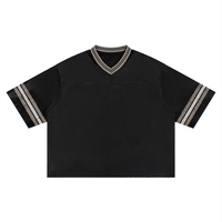 Rifted Unisex Boxy Striped Soccer Jersey T-Shirt