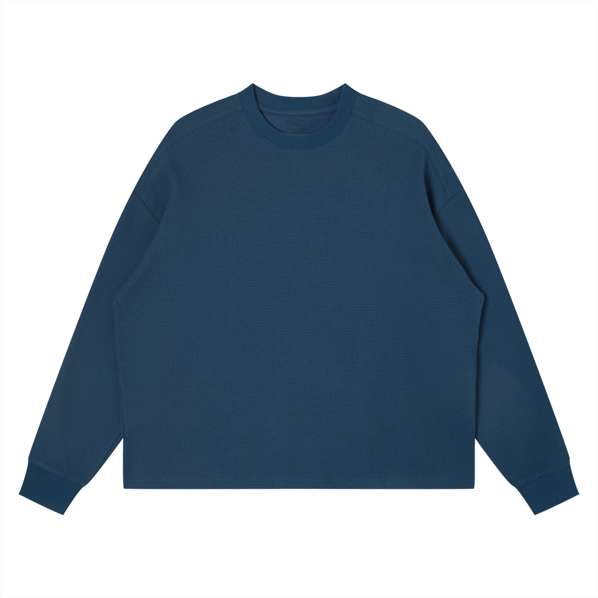 Rifted Unisex Waffle Boxy Long Sleeve T-Shirt