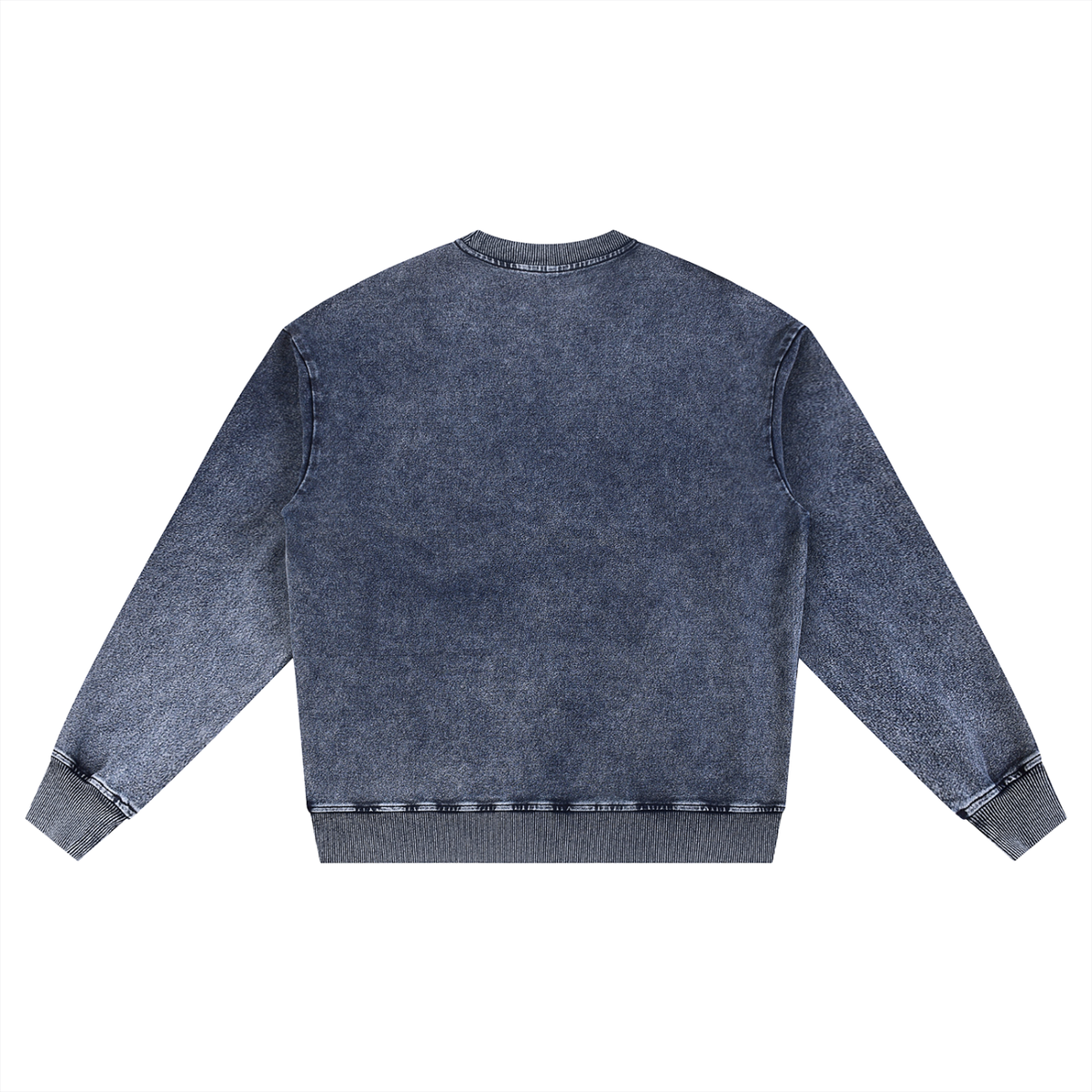 Rifted Snow Wash Oversized Crewneck Sweatshirt