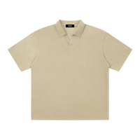 Men's Drop Shoulder Polo T-Shirt