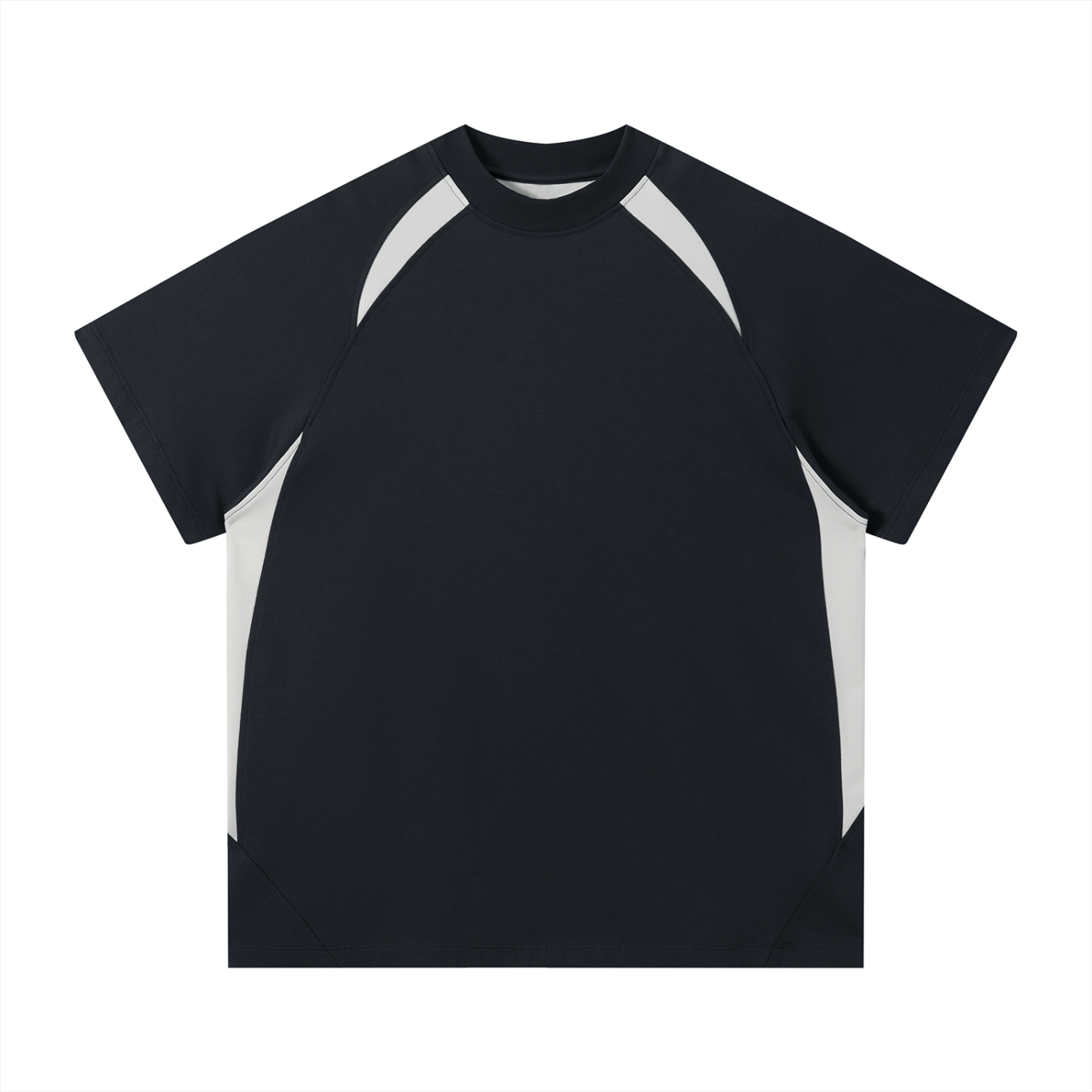 Rifted Contrast Panel Performance T-Shirt