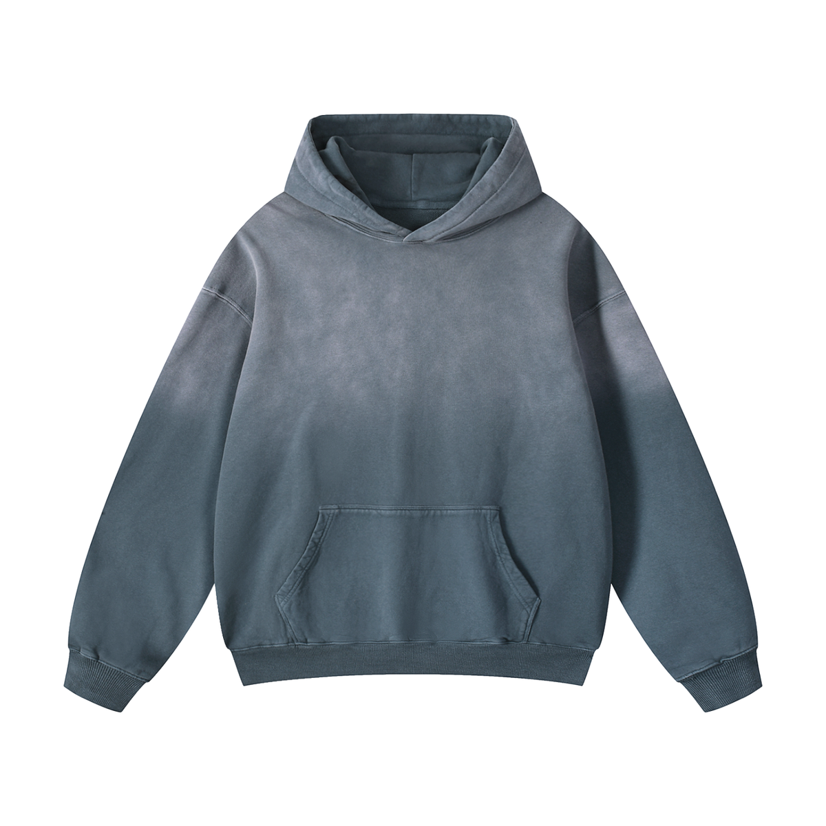 Rifted Heavyweight Sun Fade Oversized Hoodie