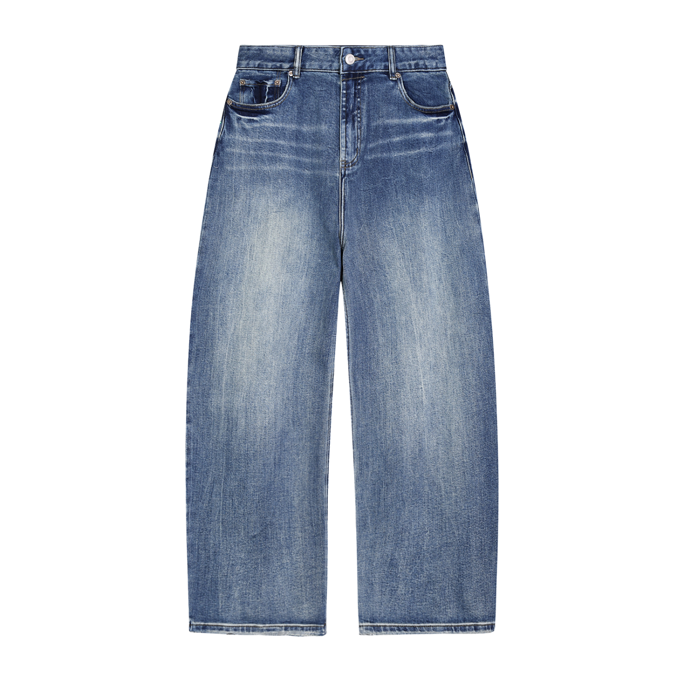 Rifted Sun Fade Heavyweight Denim Jeans