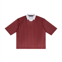 Rifted Unisex Pinstripe Collared Soccer Jersey