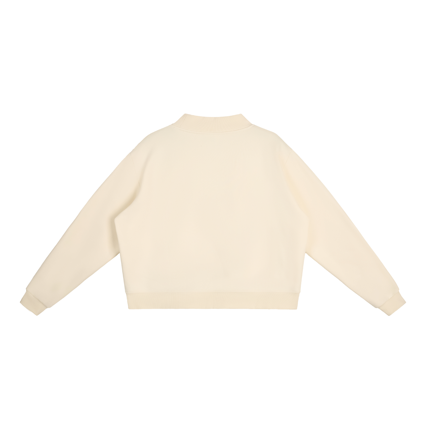 Fleece Mock-Neck Sweatshirt