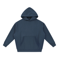Rifted Essential Oversized Boxy Fit Fleece Hoodie