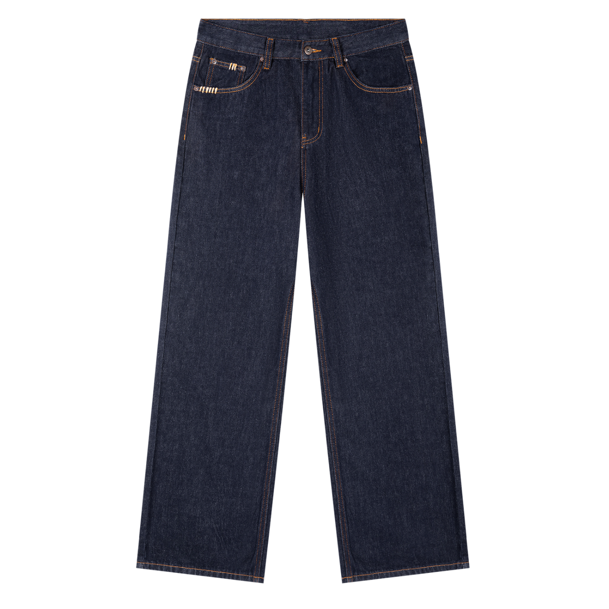 Rifted Men's Heavyweight Straight Leg Denim Jeans