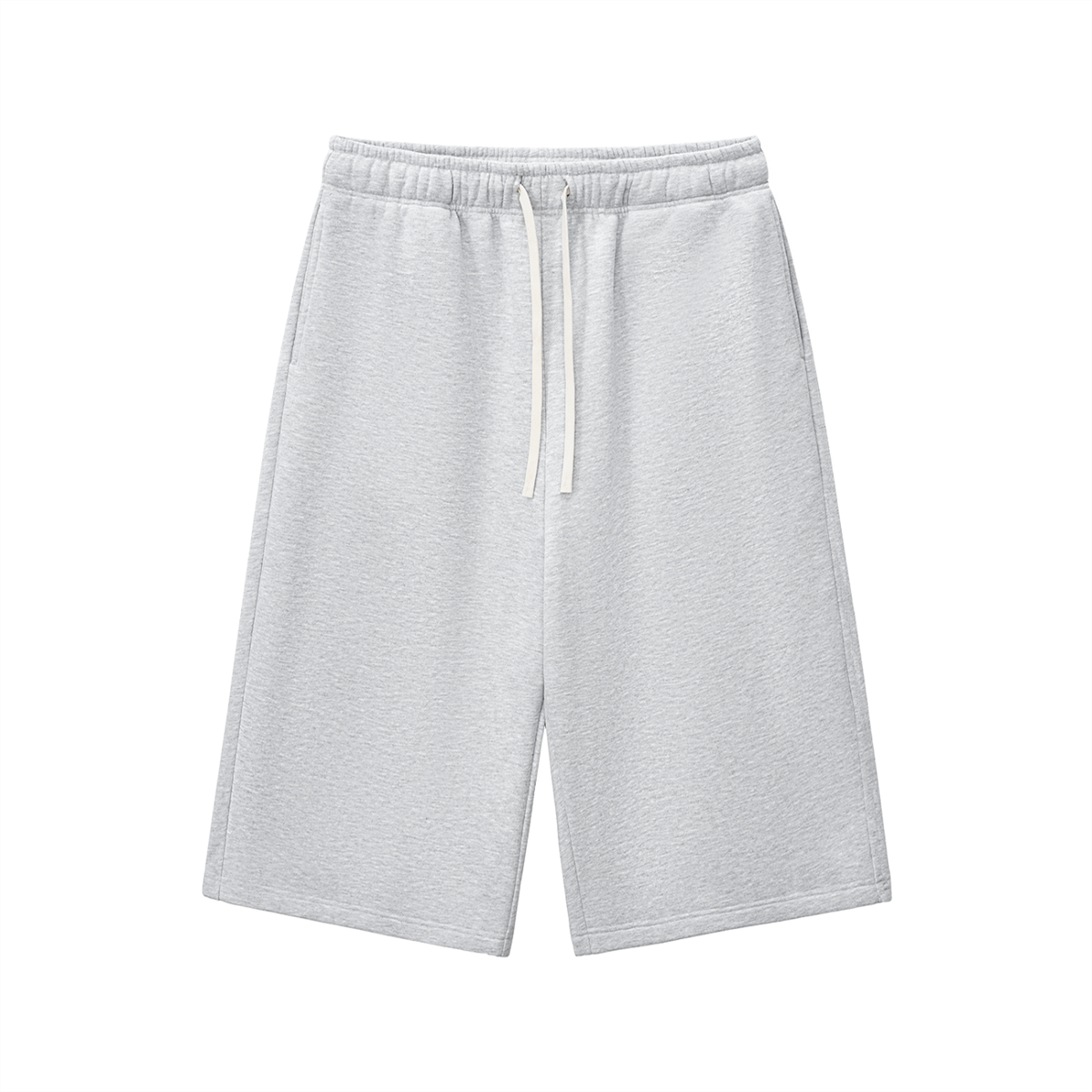 Rifted Relaxed Drawstring Three-quarter Sweatpants