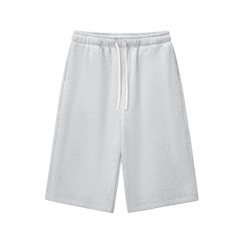 Rifted Relaxed Drawstring Three-quarter Sweatpants