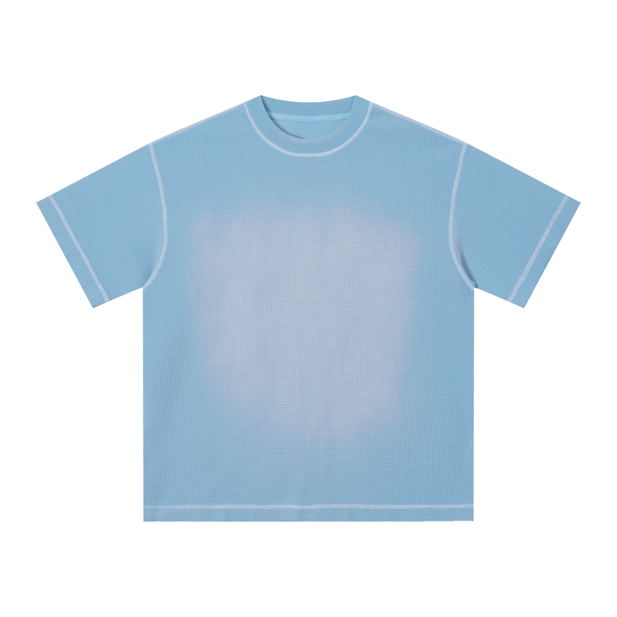 Rifted Unisex Sun Fade Waffle Boxy T-Shirt
