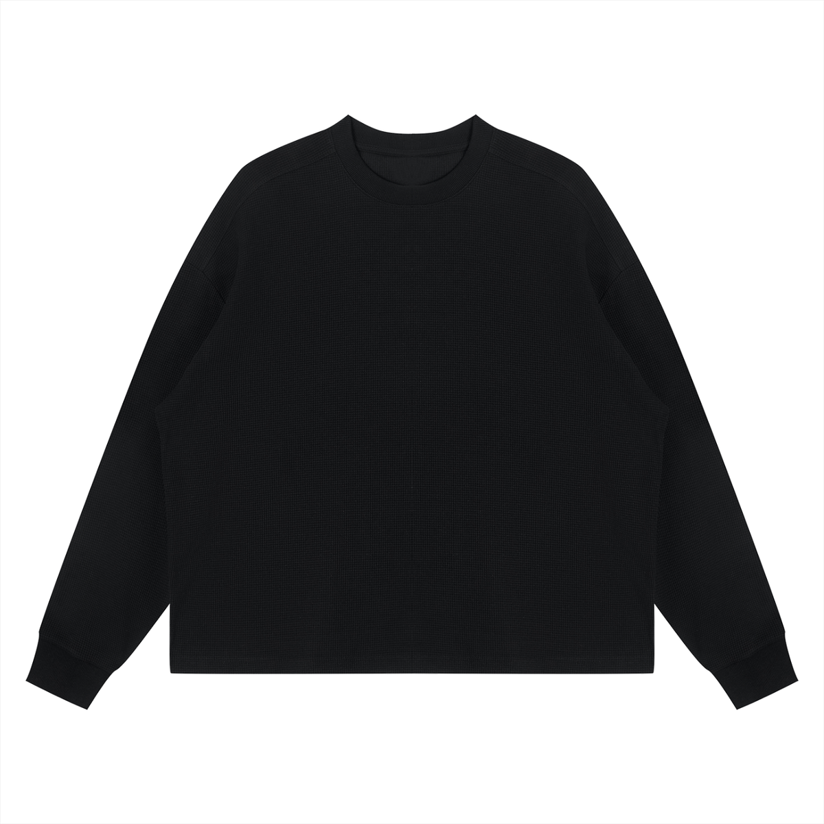 Rifted Unisex Waffle Boxy Long Sleeve T-Shirt