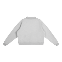 Fleece Mock-Neck Sweatshirt