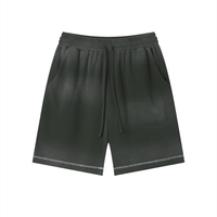 Rifted Unisex Sunfade Waffle Raw Hem Shorts