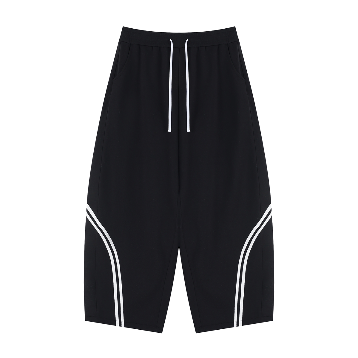 Rifted Unisex Wide Leg Piping Sweatpants