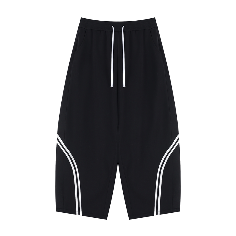 Rifted Unisex Wide Leg Piping Sweatpants