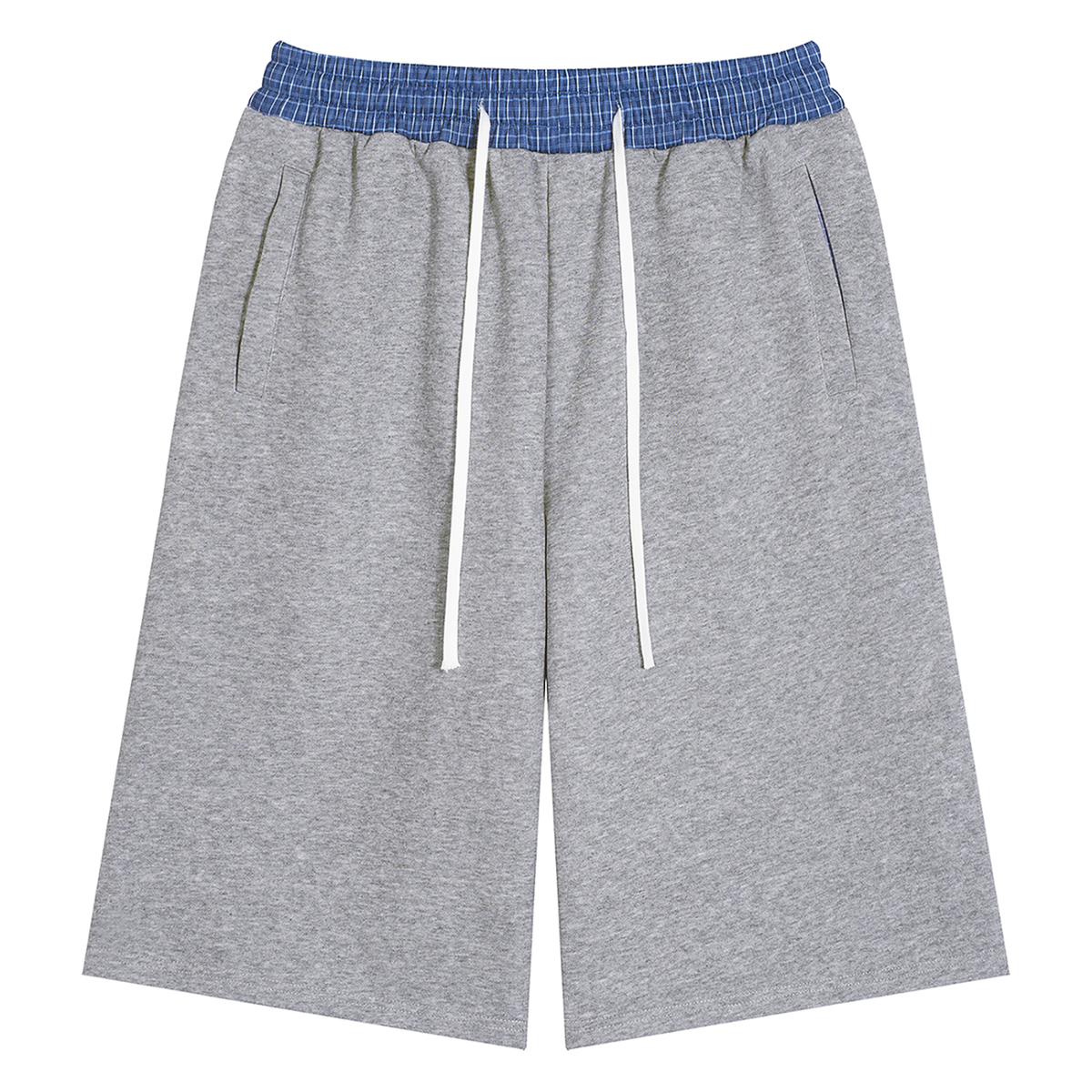 Rifted Unisex Plaid Waistband Shorts