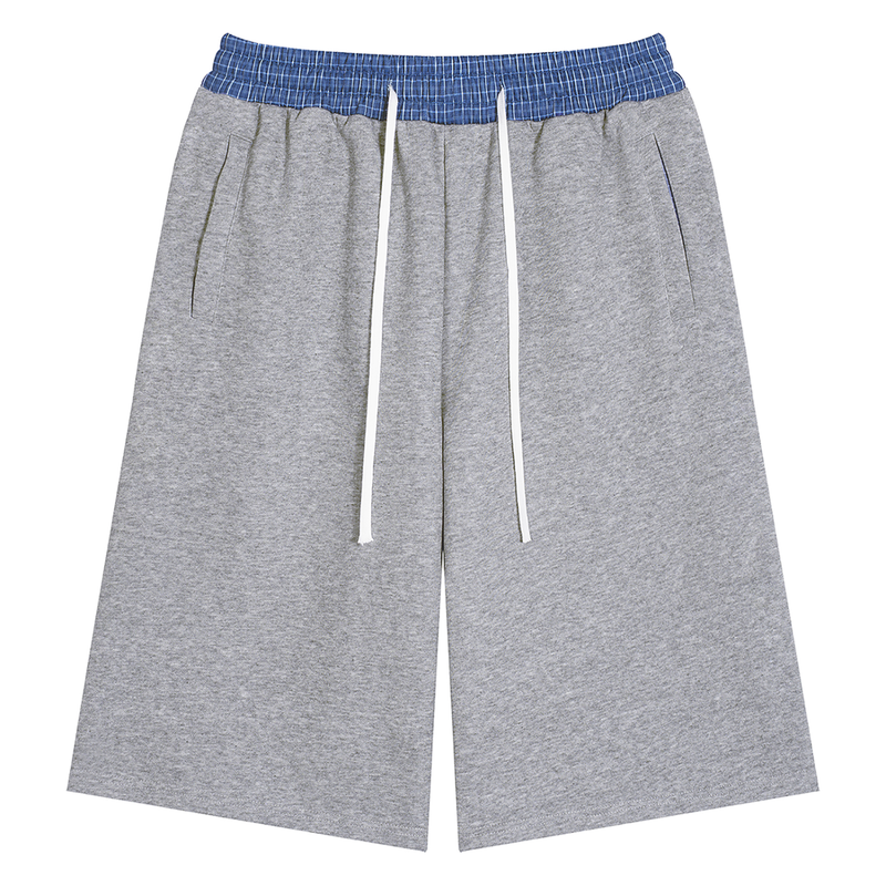 Rifted Unisex Plaid Waistband Shorts