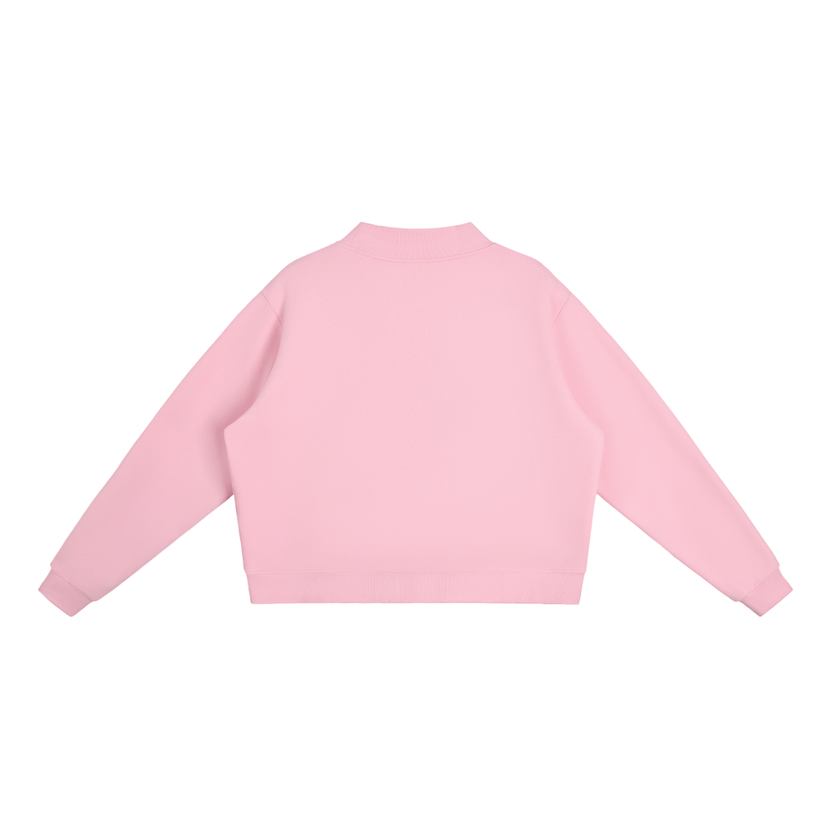 Fleece Mock-Neck Sweatshirt