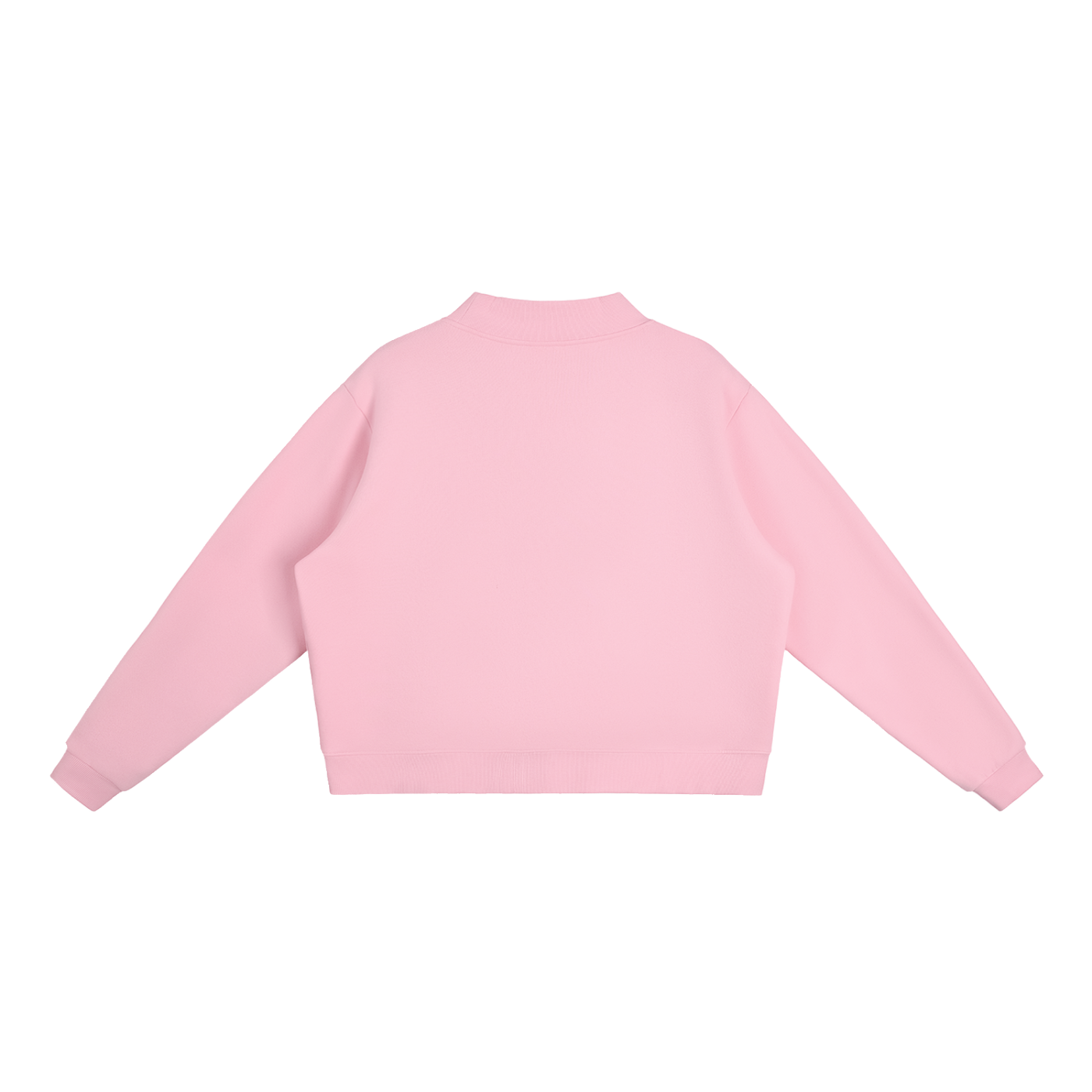 Fleece Mock-Neck Sweatshirt