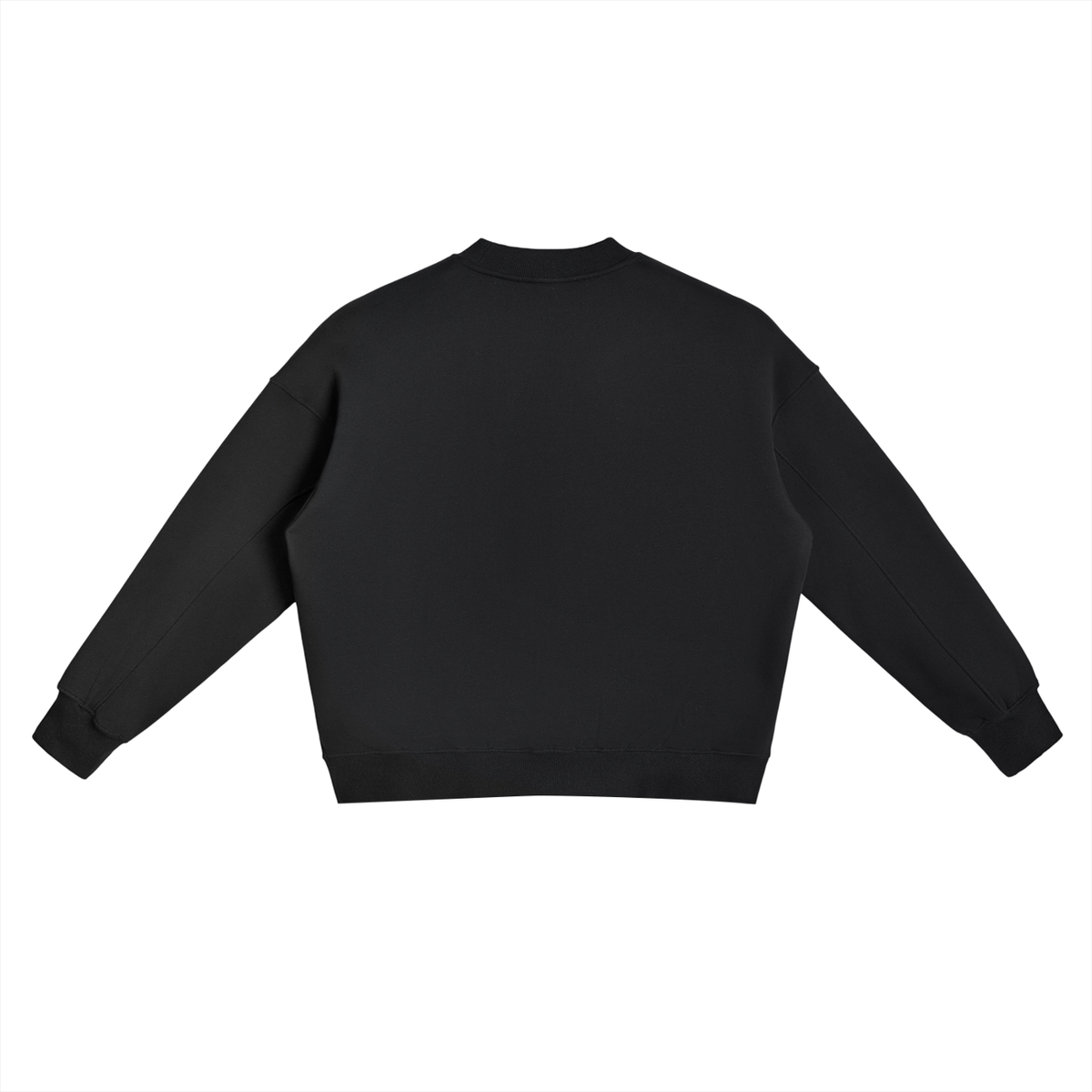 Rifted Fleece Side Slit Crewneck Sweatshirt