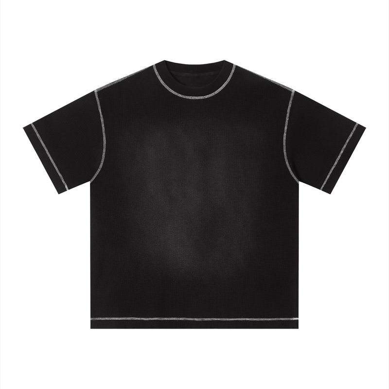 Rifted Unisex Sun Fade Waffle Boxy T-Shirt