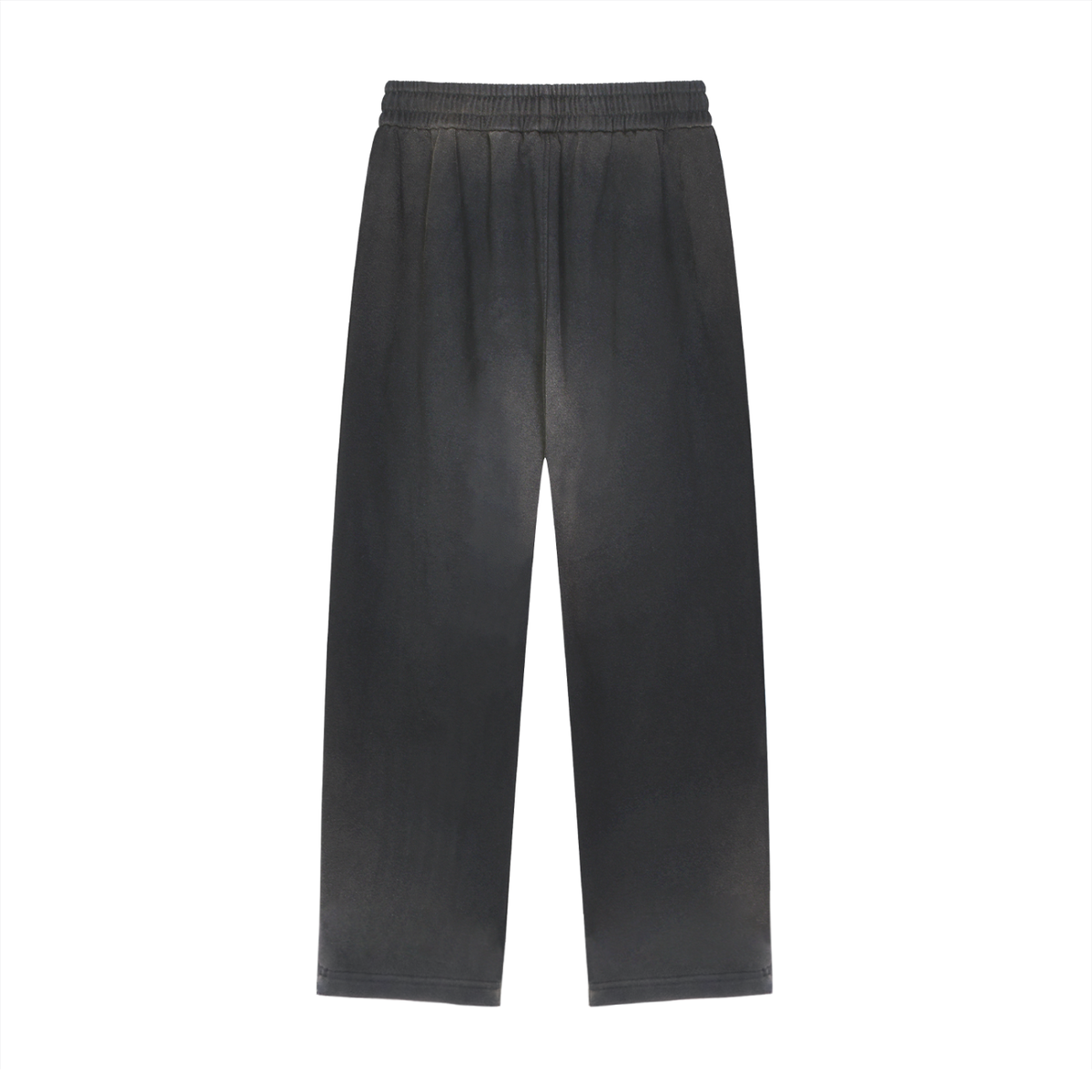Rifted Sun Fade Raw Edge Straight-Leg Sweatpants