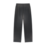 Rifted Sun Fade Raw Edge Straight-Leg Sweatpants