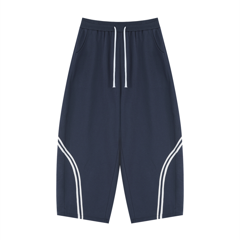 Rifted Unisex Wide Leg Piping Sweatpants