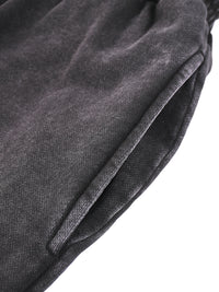 Rifted Snow Washed Straight Leg Pants