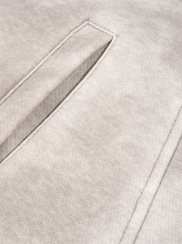 Rifted Dirty Washed Zip-Up Fleece Hoodie