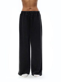 Rifted Snow Washed Straight Leg Pants