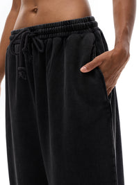 Rifted Snow Washed Straight Leg Pants