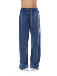 Rifted Snow Washed Straight Leg Pants