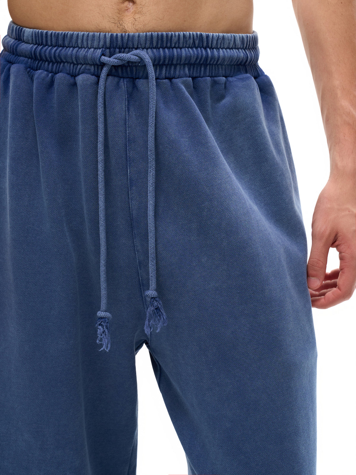 Rifted Snow Washed Straight Leg Pants