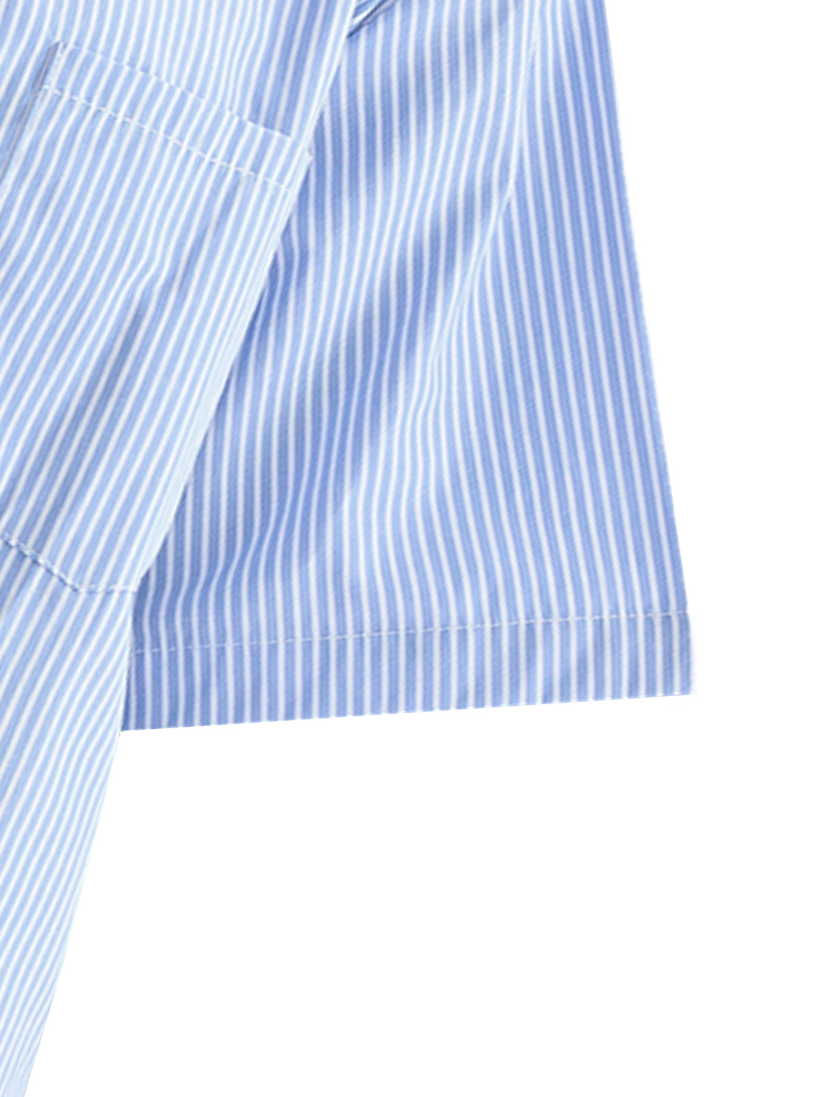 Rifted Oversized Vertical Stripe Boxy T-Shirt