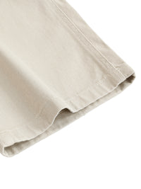 Rifted Heavyweight Cotton Straight-Leg Pants