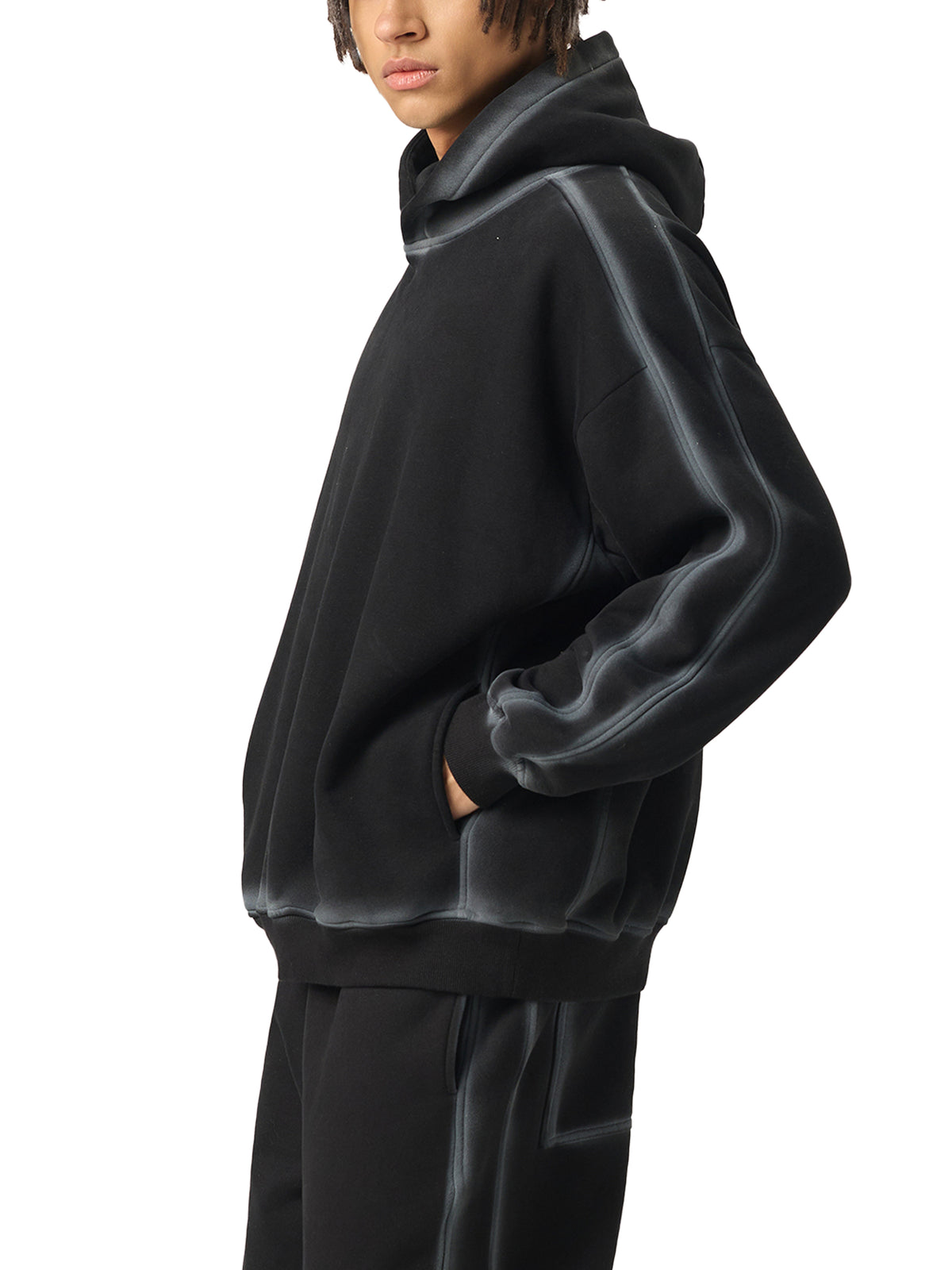 Rifted Sun Fade Edge Fleece Hoodie