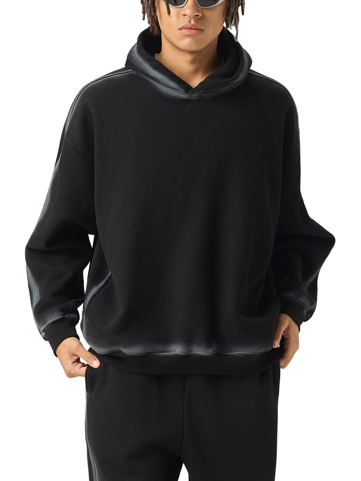 Rifted Sun Fade Edge Fleece Hoodie