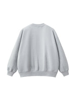 Rifted Fleece Side Slit Crewneck Sweatshirt