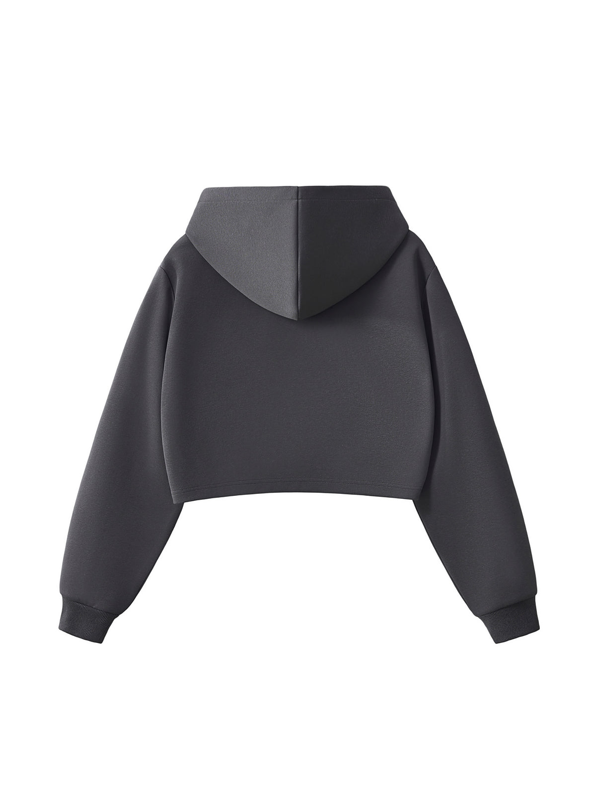 Rifted Women's Essential Cropped Zip-Up Hoodie