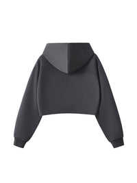 Rifted Women's Essential Cropped Zip-Up Hoodie