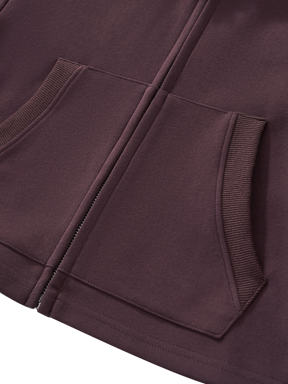 Rifted Women's Essential Cropped Zip-Up Hoodie