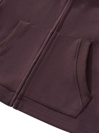 Rifted Women's Essential Cropped Zip-Up Hoodie